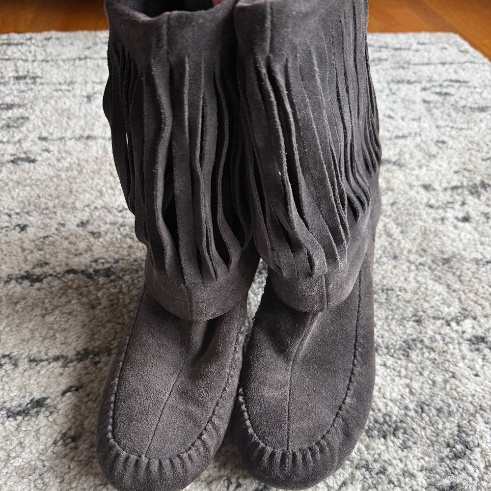 Born Fringe booties